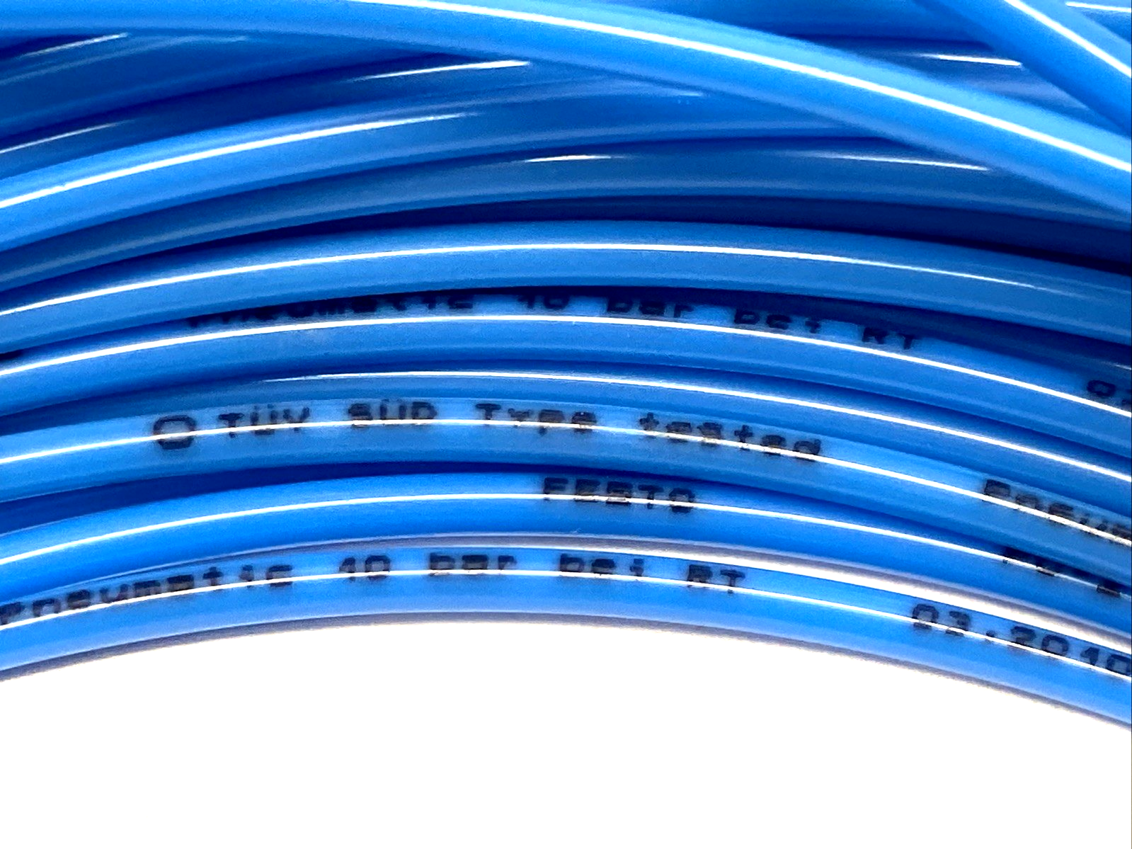 PU-2-BL | Festo Plastic Tubing 3.2mm O.D. 2.3mm I.D. 13365 LOT OF 40m - New Other - Maverick Industrial Sales