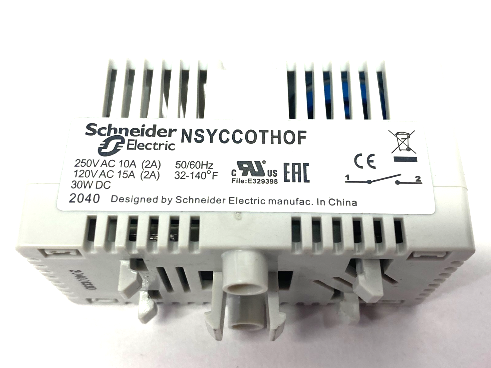 Schneider Electric NSYCCOTHOF ClimaSys CC - Simple Thermostat 250V - Used - Maverick Industrial Sales