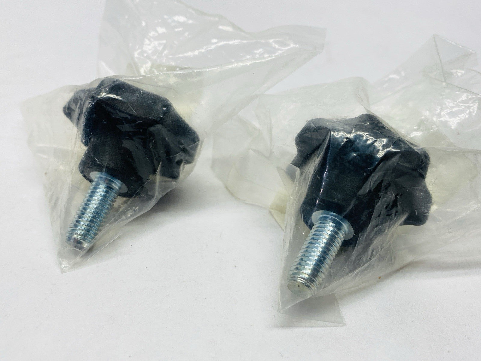 Misumi NKSM8-20 Knurled Knobs Seven Lobe Plastic Black LOT OF 2 - Maverick Industrial Sales