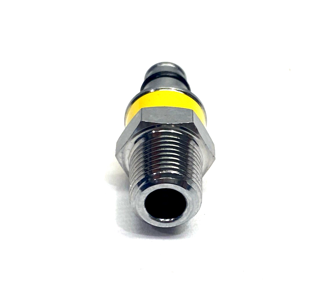 FT-MC24-02-K2 | Omega Chrome-Plated Brass Quick Coupling Insert, Yellow, 1/8" NPT - New - Maverick Industrial Sales