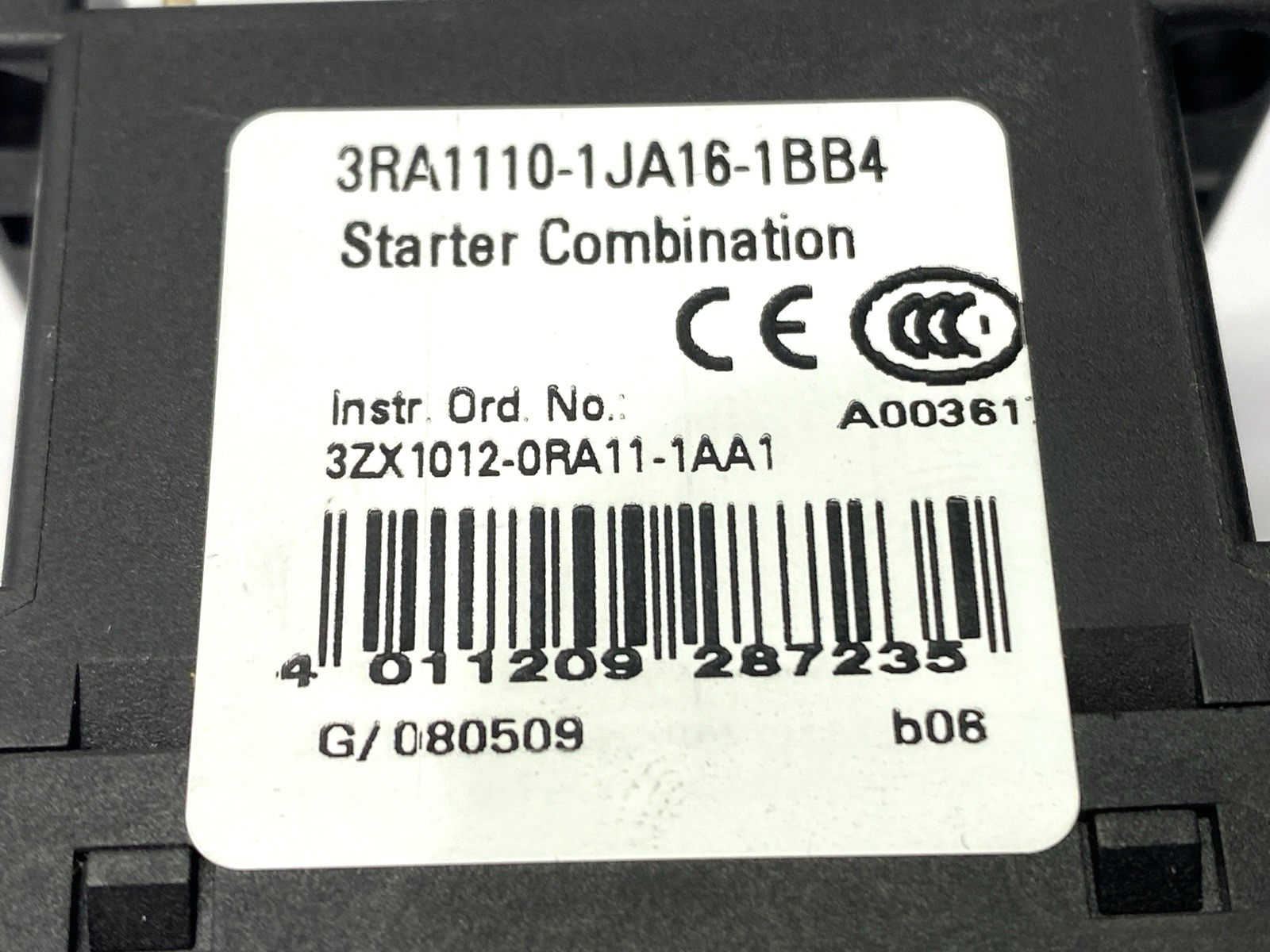 Siemens 3RT1016-1BB41 SIRIUS Contactor 3-Pole 4kW 400V - Maverick Industrial Sales