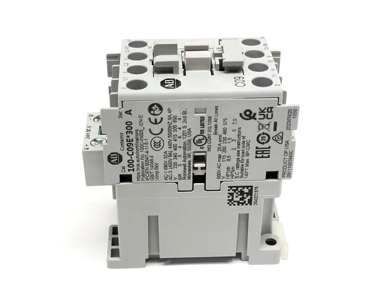 Allen Bradley 100-C09EJ300 Ser. A Contactor, 9A 3P 24VDC - Maverick Industrial Sales