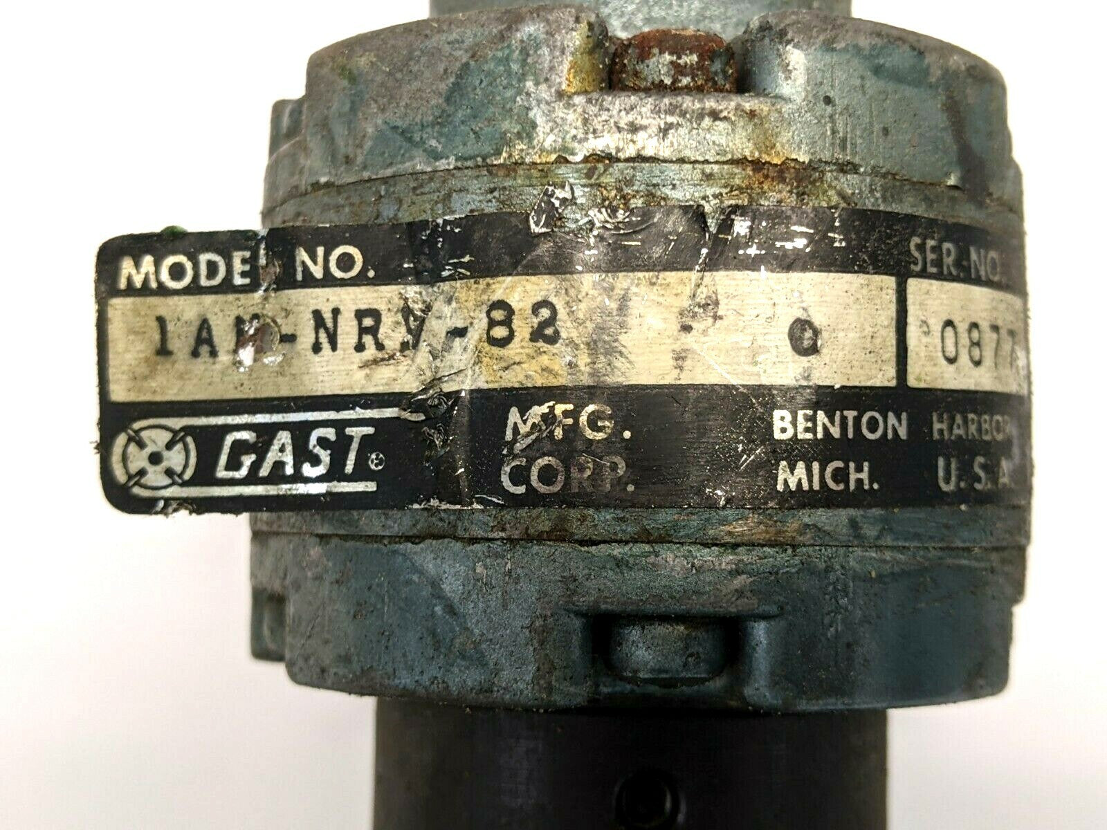 Gast 1AM-NRV-82 Air Motor w/ Paragon 5082-01 - Maverick Industrial Sales