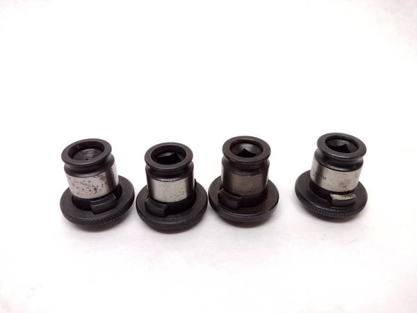 Quick Change Tap Adapter LOT OF 4 (1/8PT, 27, 3/8", 0-6HT ) - Maverick Industrial Sales