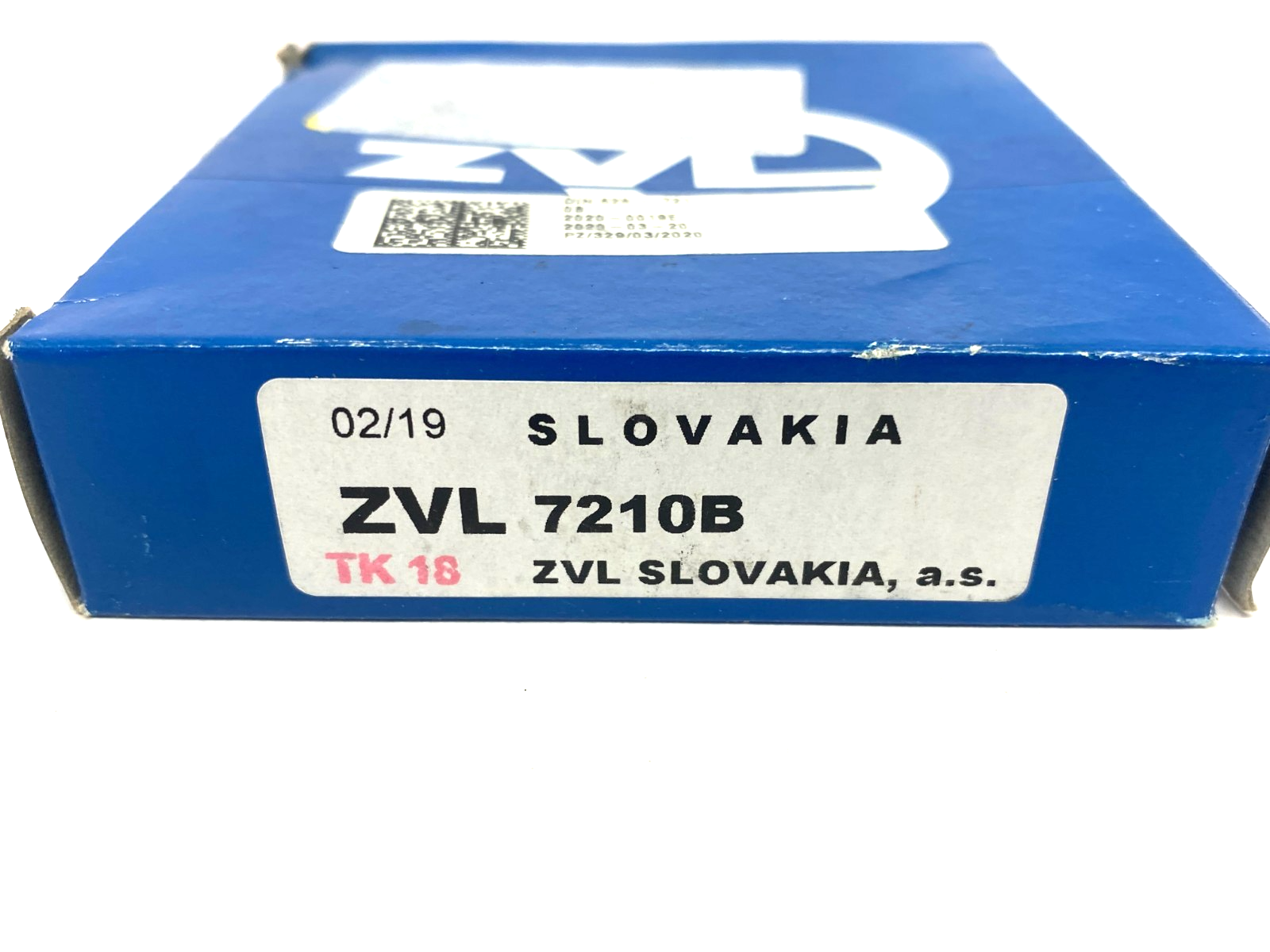 ZVL 7210B Single Row Angular-Contact Ball Bearing 50 x 90 x 20 - Maverick Industrial Sales