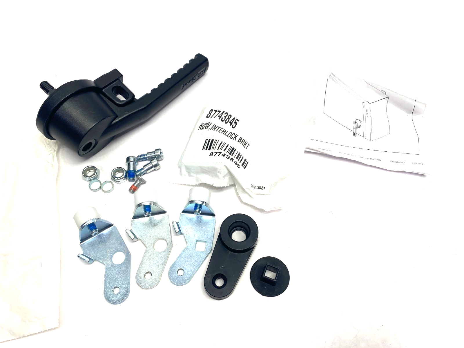 AL55CWD | Hoffman nVent PowerGlide Defeater Handle Kit Black Steel - New – Open box - Maverick Industrial Sales