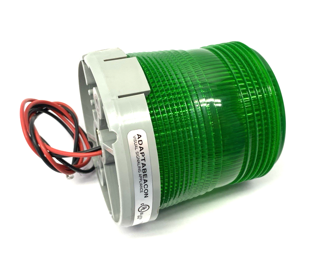 48SLEDG-G1 | Edwards Signaling AdaptaBeacon Steady-on Beacon, Green, 24VDC - Used - Maverick Industrial Sales