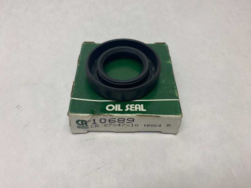 Chicago Rawhide 10689 Oil Seal 27x47x10 HMS4 R - Maverick Industrial Sales