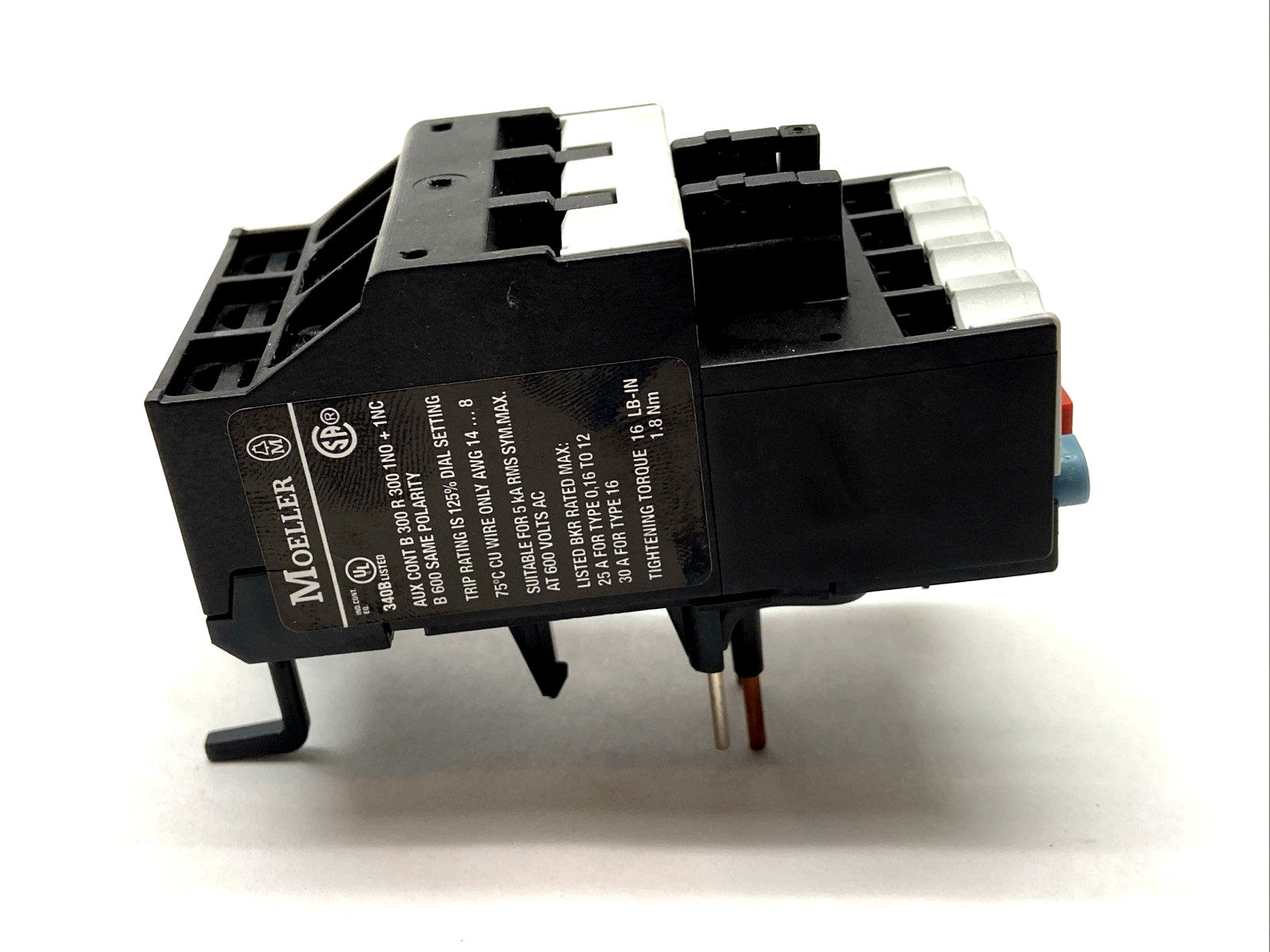 Eaton Moeller ZB32-16 Overload Relay 10-16A 1N/O 1N/C 278452 - Maverick Industrial Sales