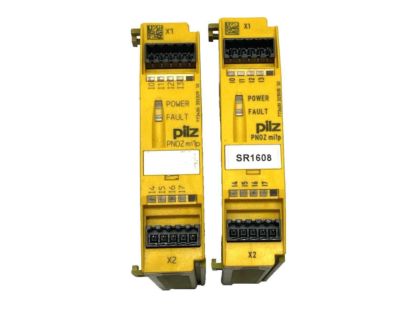 PNOZ mi1p | Pilz Safety Expansion Module 8-Input 773400 LOT OF 2 - For parts or not working - Maverick Industrial Sales