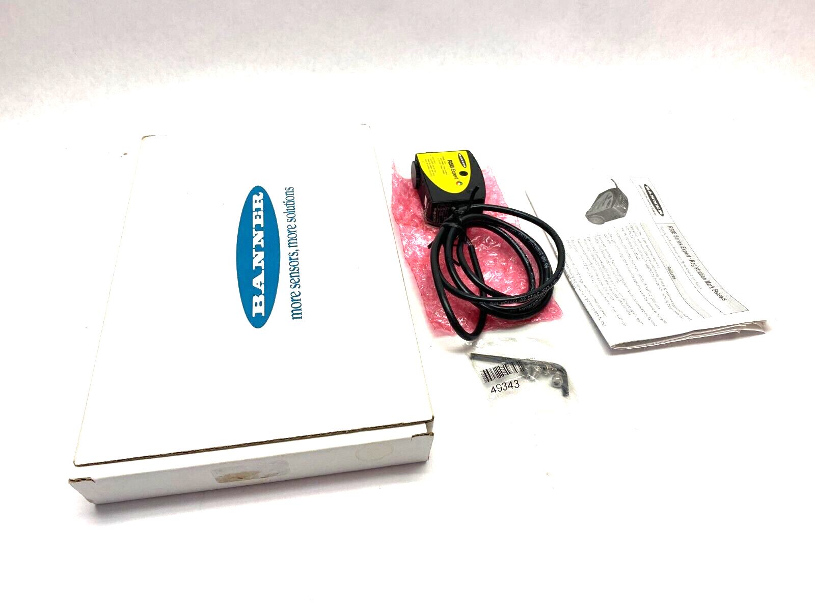 Banner R58ECRGB1 R58 EXPERT Register Mark Sensor Parallel Sensing Beam 74999 - Maverick Industrial Sales