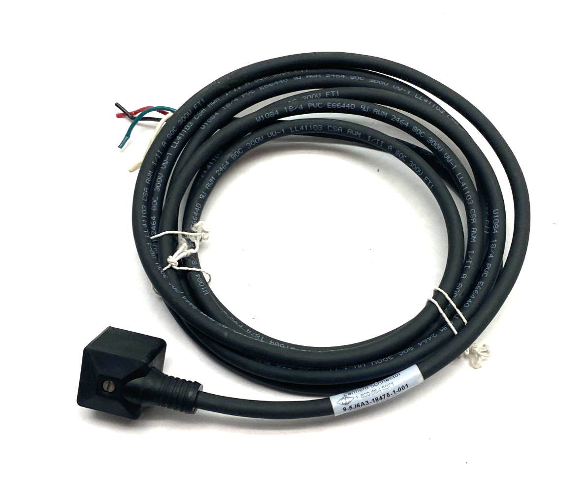 Canfield Connector 9-5J6A3-18475-1-001 Single Ended Valve Plug Cordset - Maverick Industrial Sales