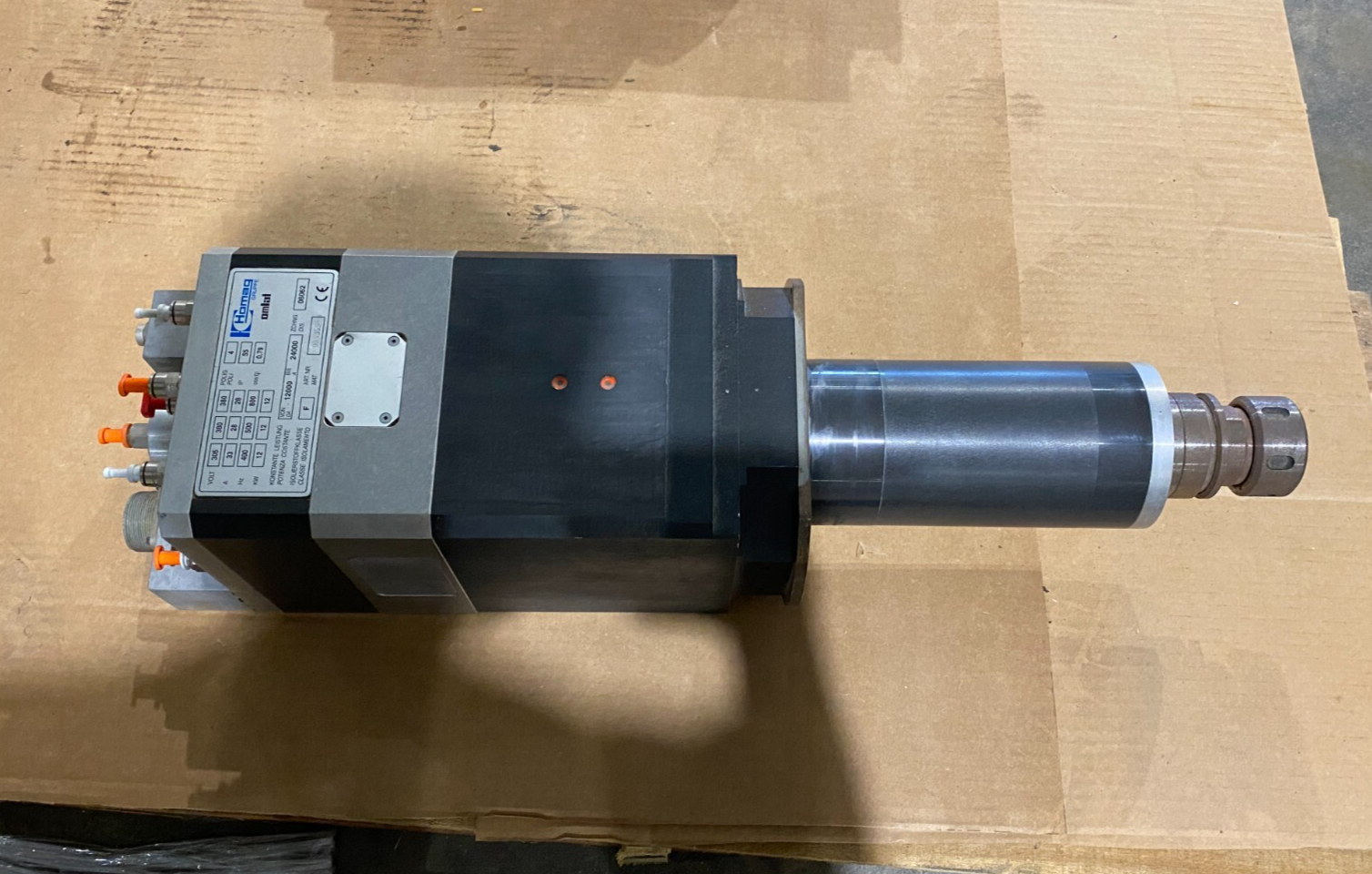 OMLAT Homag 986355 Motorized Spindle 24000 Max rpm 12kW - Maverick Industrial Sales