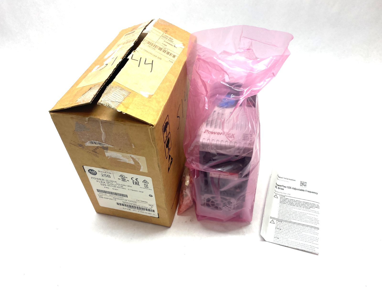 Allen Bradley 25B-D2P3N114 Ser. A Power Flex 525 Adjustable Frequency AC Drive - Maverick Industrial Sales