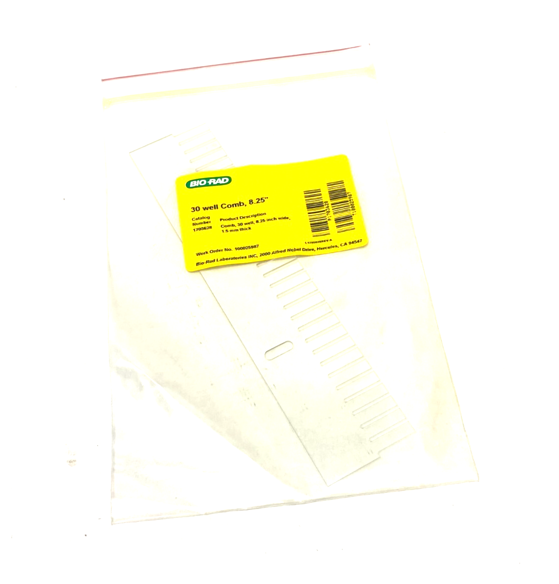 Bio Rad 1703628 Pulsed Field Electrophoresis Comb 30-Well 1.5mm for CHEF System - Maverick Industrial Sales
