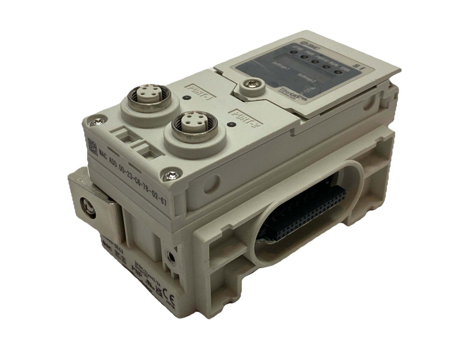 SMC EX600-SEC3 Serial Transmission System Module Fieldbus Ethercat - Maverick Industrial Sales