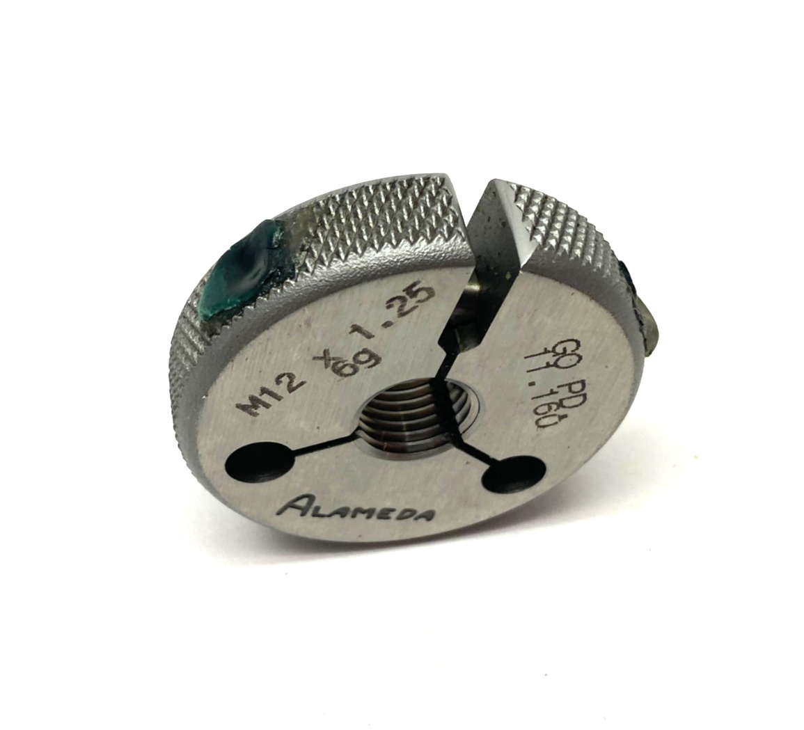 Alameda M12 x 1.25-6G Threaded Ring Gauge GO PD 11.160 - Maverick Industrial Sales