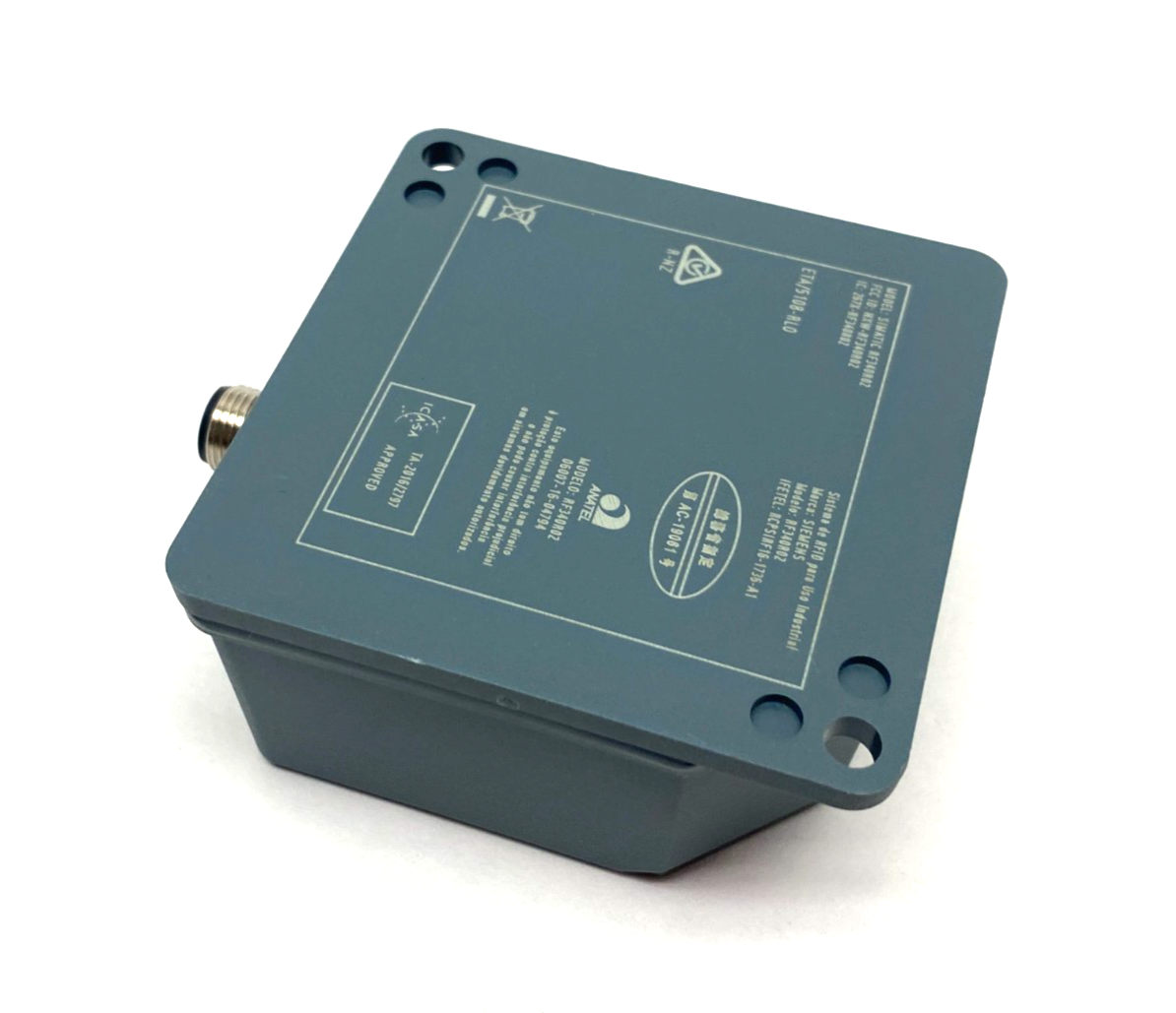 6GT2801-2BA10 | Siemens SIMATIC RF340R RF Reader Head 75mm x 75mm DAMAGED FRONT - Used - Maverick Industrial Sales