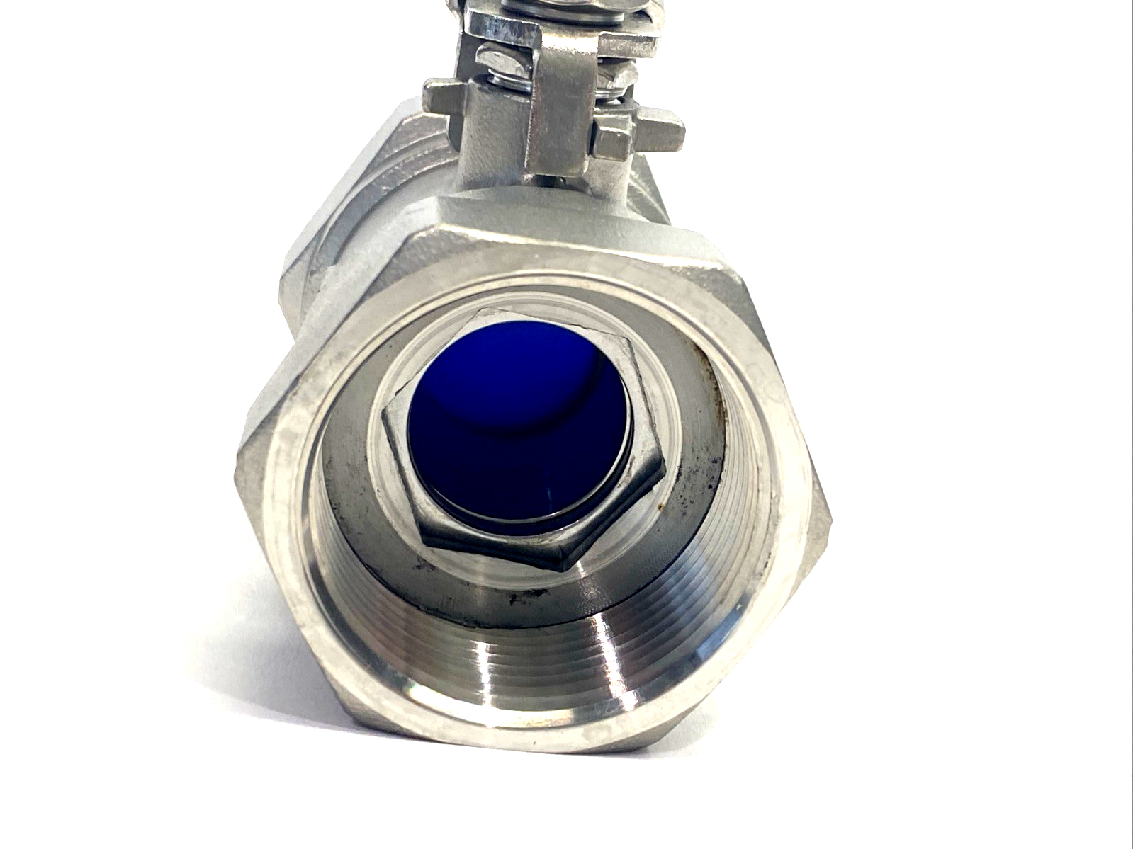 SSLBV150SP | Dixon Stainless Steel Ball Valve, Lockable Handle 1-1/2" NPT 1000 WOG - New – Open box - Maverick Industrial Sales