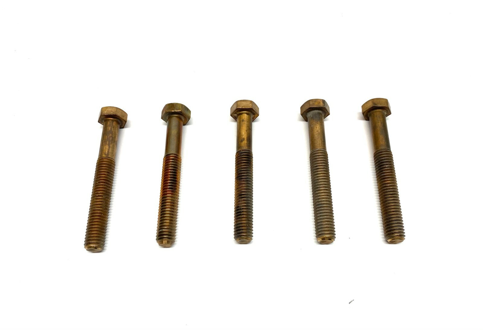 Hex Head Machine Bolt Bronze Silicon 1/2"-13 UNC x 3-3/4" LOT OF 5 - Maverick Industrial Sales