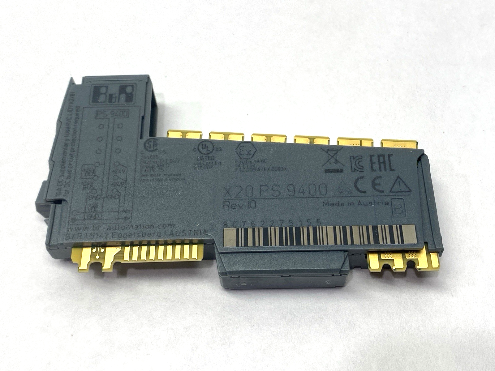 X20PS9400 | B&R Automation Rev. I0 Power Supply Module RS232 Service Interface - New – Open box - Maverick Industrial Sales