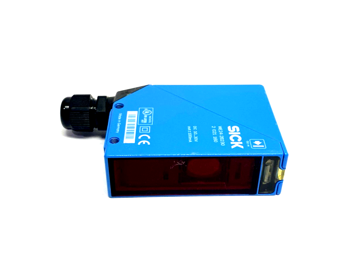 Sick WE24-2B230 Photoelectric Sensor 2021160 - New – Open box - Maverick Industrial Sales
