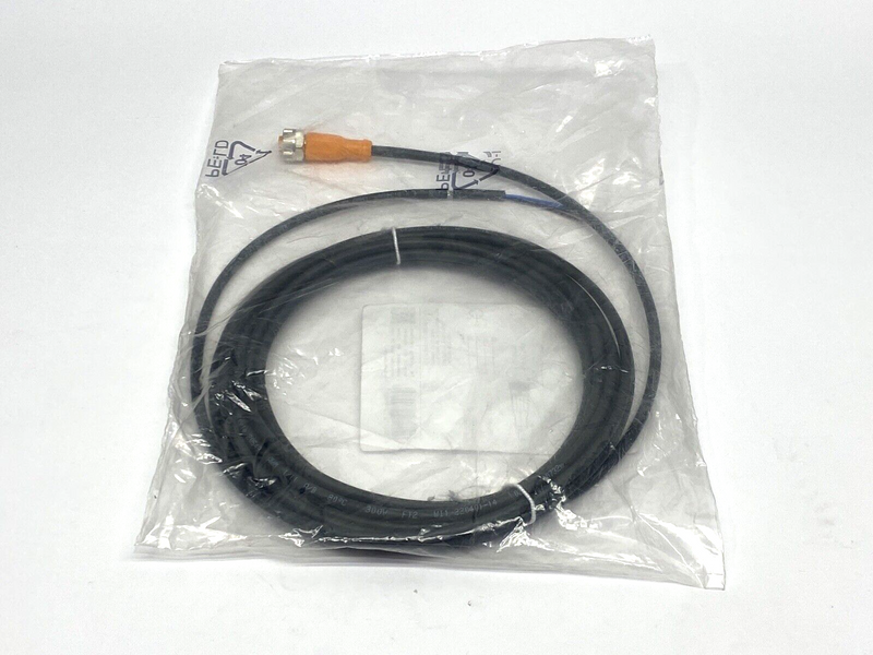 IFM EVC527 Single-Ended Cordset M12 Female Connector ADOGH040MSS0005C04 - Maverick Industrial Sales