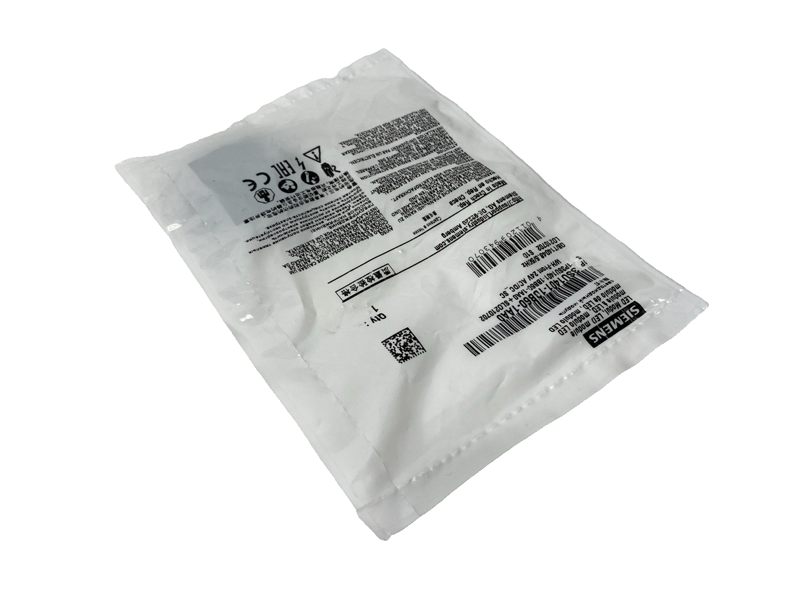 Siemens 3SU1401-1BB60-1AA0 LED Module White for Front Plate Mounting 24V AC/DC - Maverick Industrial Sales