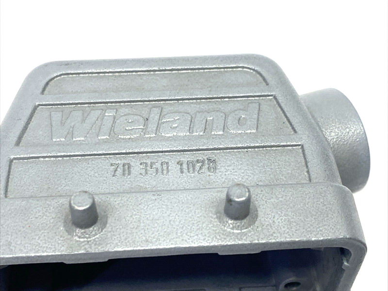 Wieland 70-350-1028 2-Lever Locking Connector Hood, Side Entry PG16 Size 10 - Maverick Industrial Sales