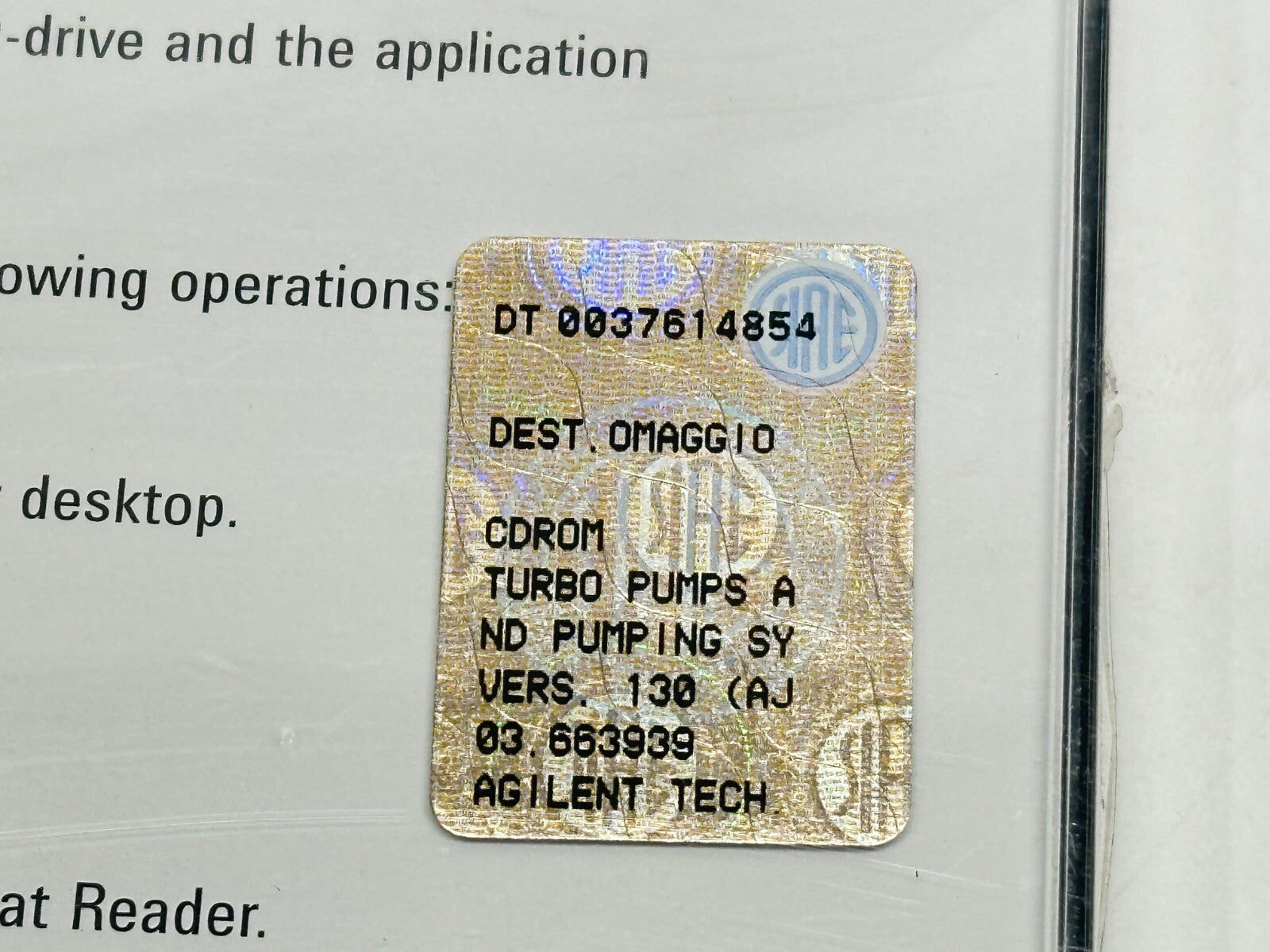 Agilent 03.663939 AJ Tubo Pumps & Pumping Systems Manual DT 0037614854 Ver 1.30 - Maverick Industrial Sales