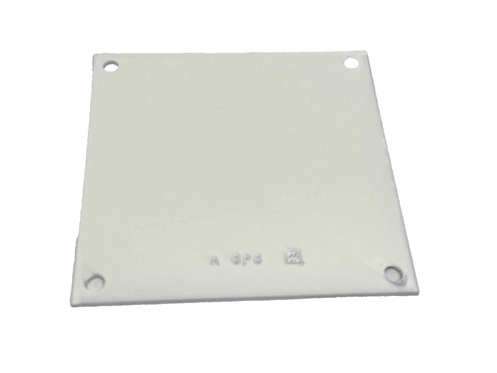 Hoffman A6P6 Interior Enclosure Panel, Fits 6"x6" Junction Box, White, LOT OF 4 - Maverick Industrial Sales