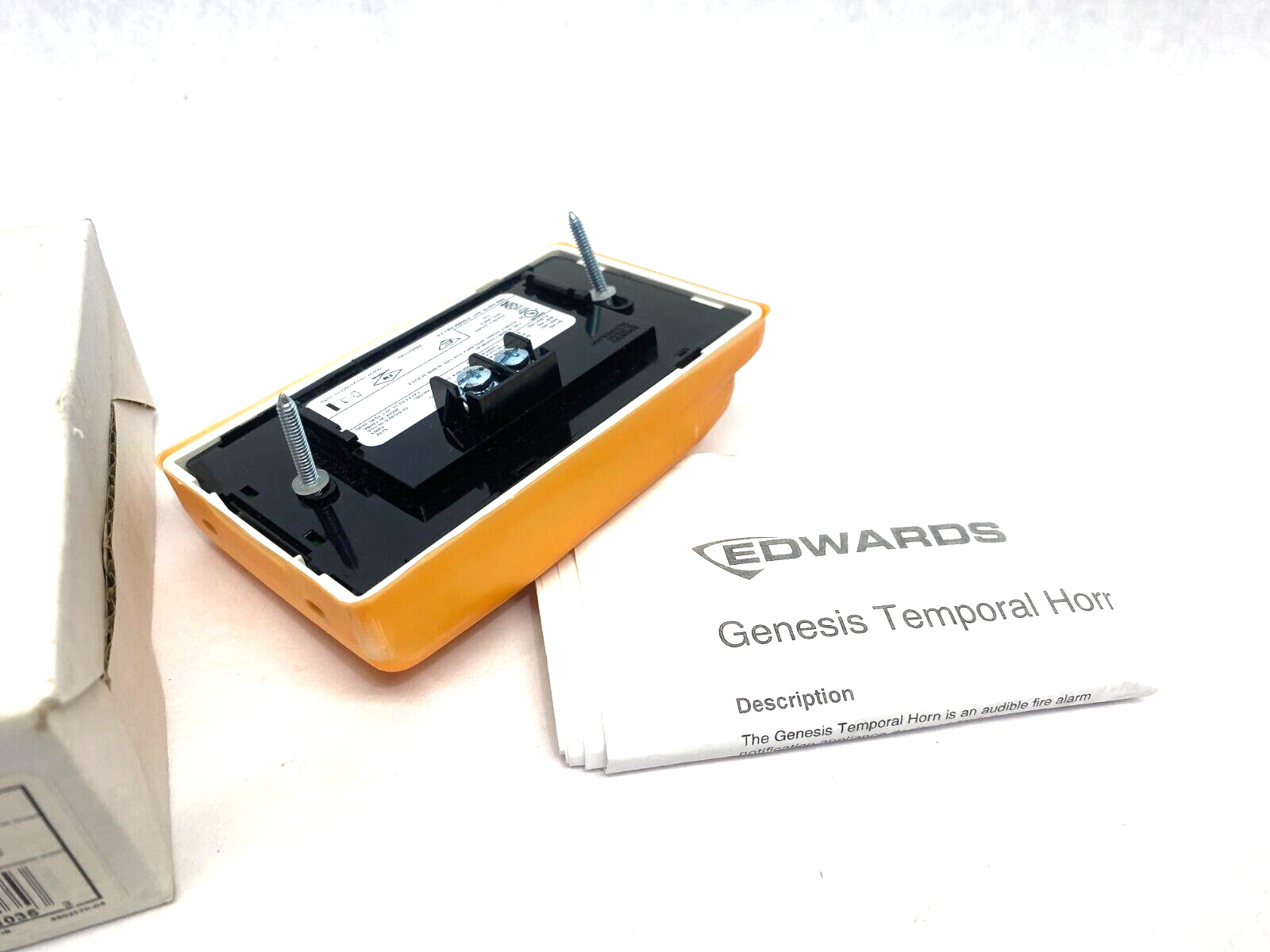 Edwards Signaling EG1-HD Genesis Klaxon Temporal Horn Module White 24VDC/CC - Maverick Industrial Sales