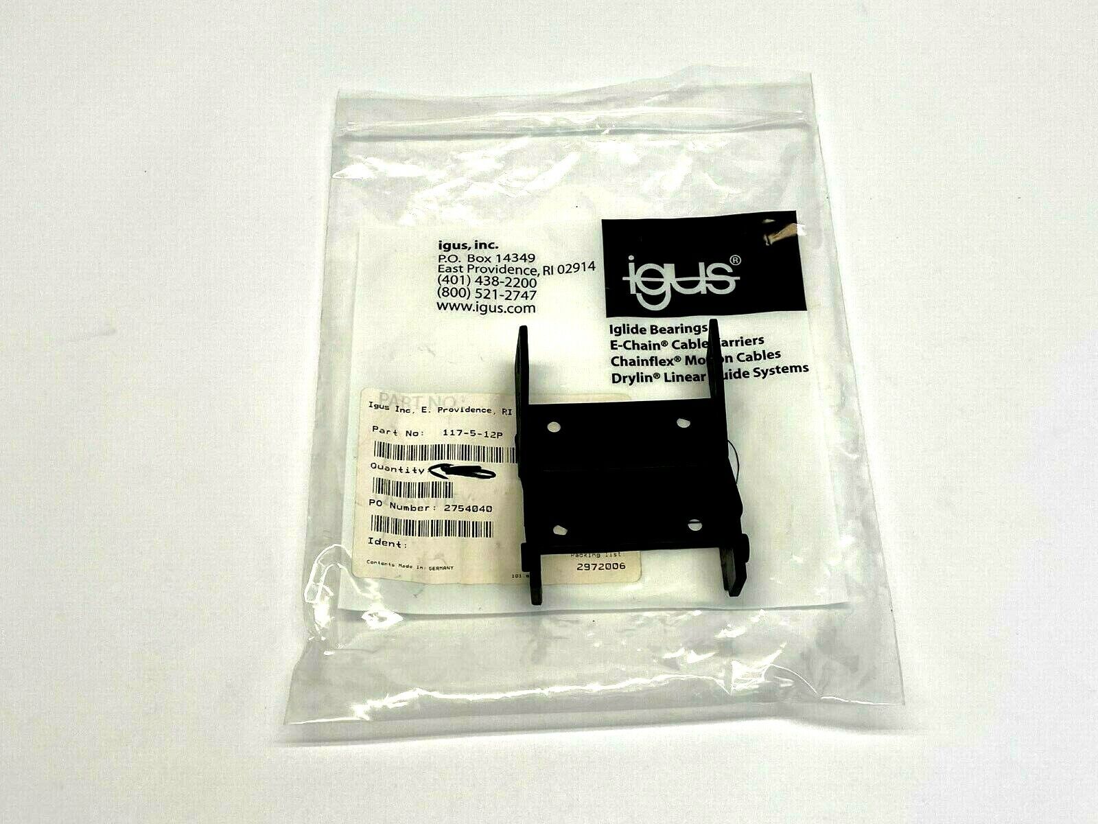 Igus 117-5-12P Mounting Bracket Set for Energy Chain Series Z16 - Maverick Industrial Sales