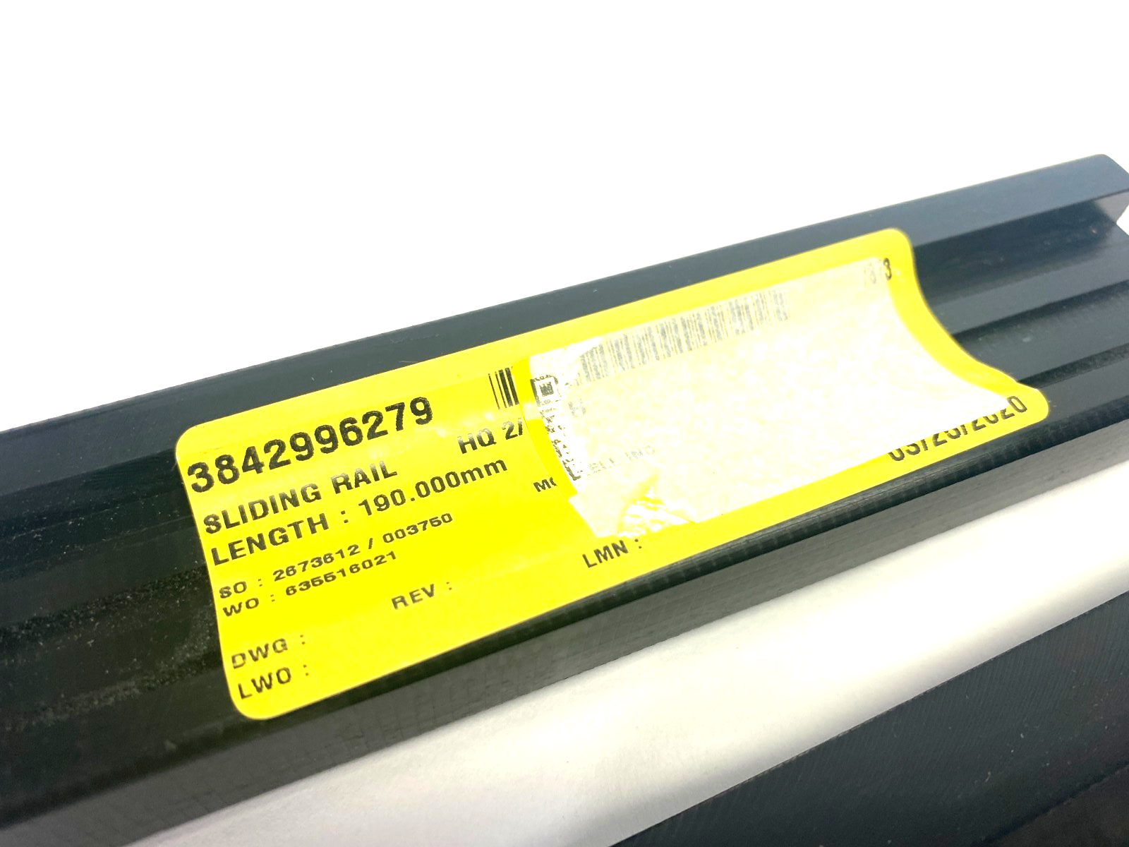 Bosch Rexroth 3842996279 Sliding Rail 190mm HQ 2/U-H LOT OF 2 - Maverick Industrial Sales