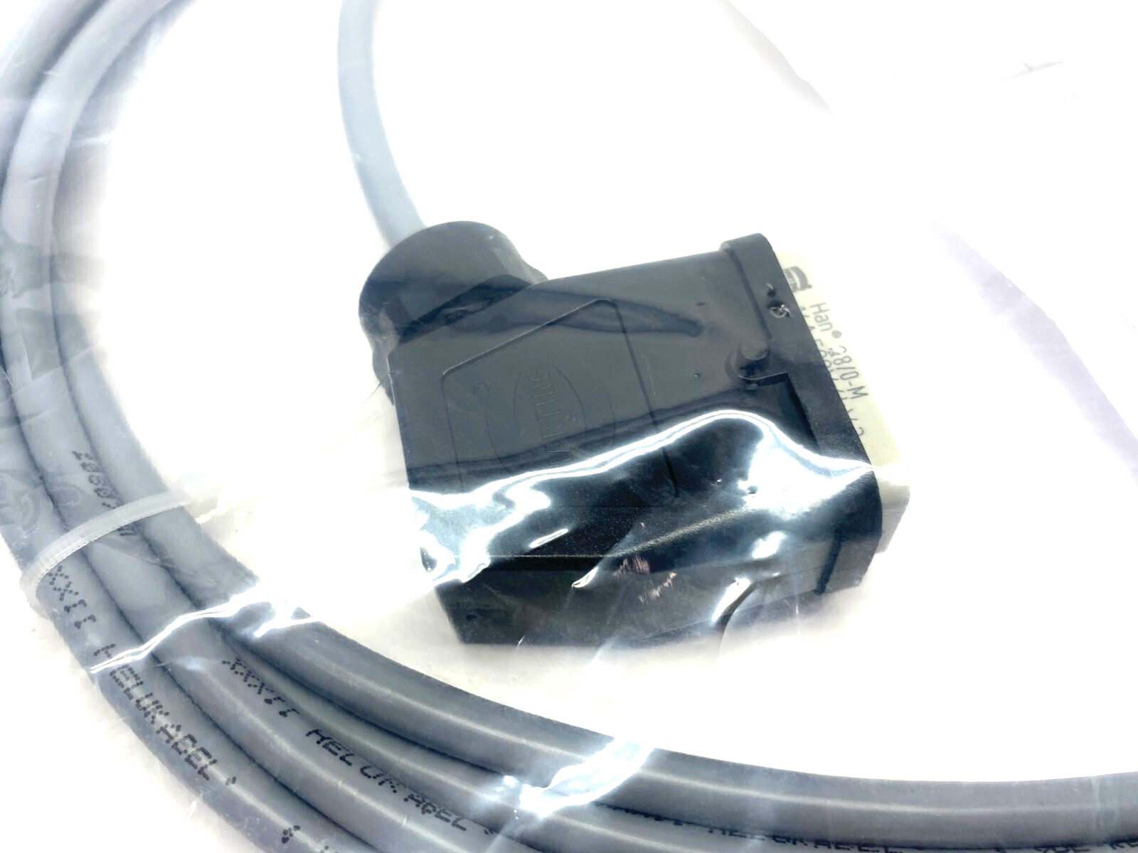 Siemens 3RK1911-0EB31 Single Ended Motor Power Cable Han Q8 4 x 1.5 mm2 Pins - Maverick Industrial Sales