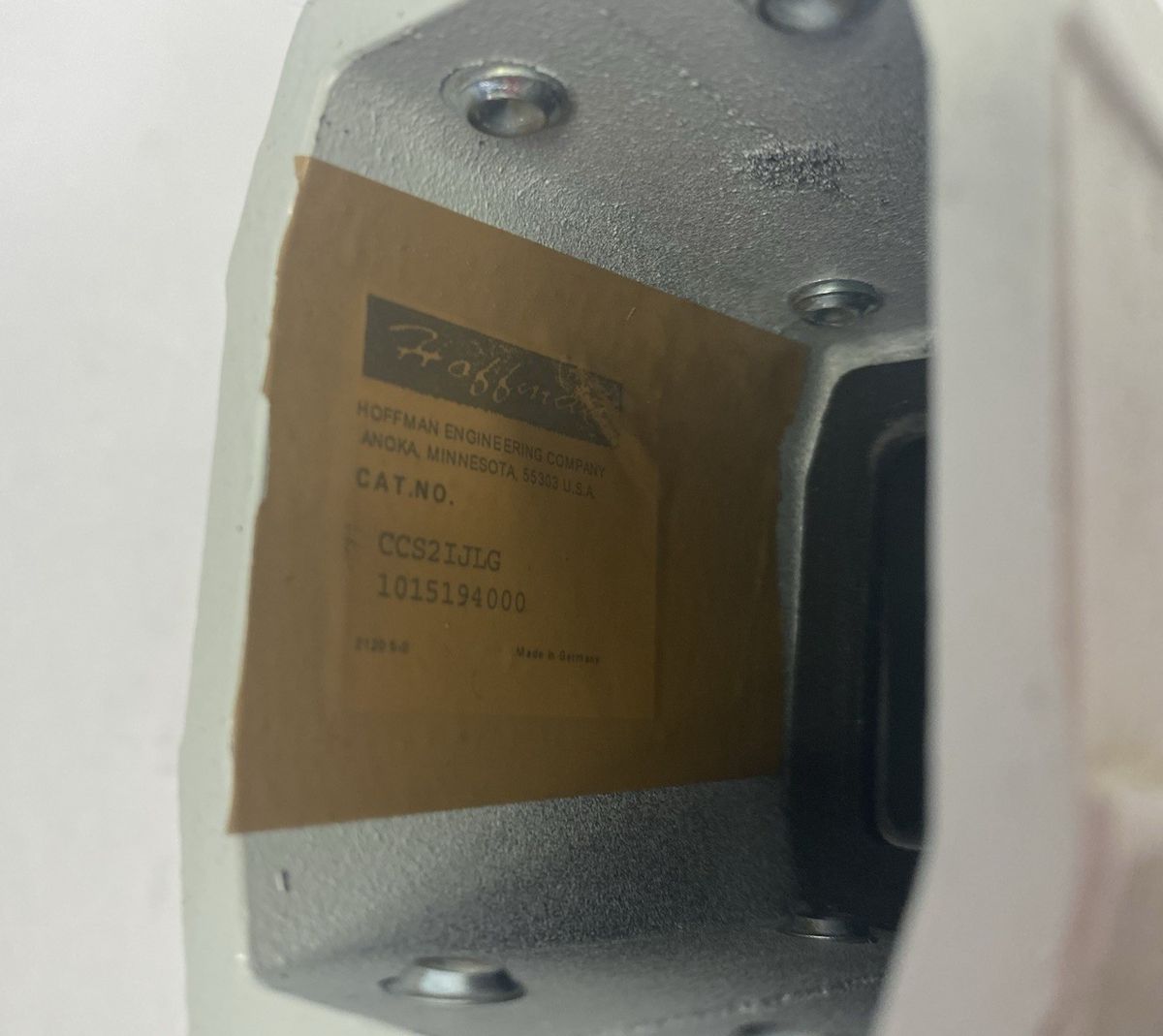 Hoffman CCS2IJLG Compact Series 2 Intermediate Joint, fits 45x60mm, Lt Gray - Maverick Industrial Sales