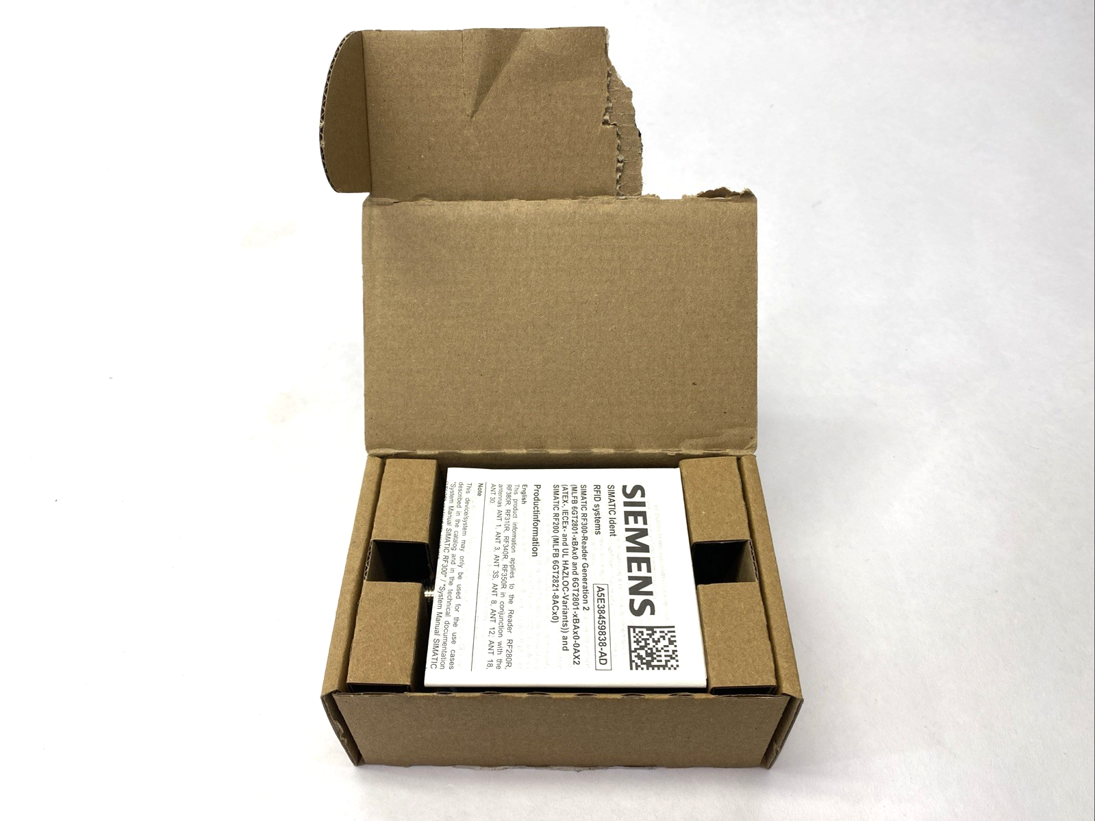 Siemens 6GT2801-2BA10 RF Reader SIMATIC RF340R 75mm x 75mm x 41mm - Maverick Industrial Sales