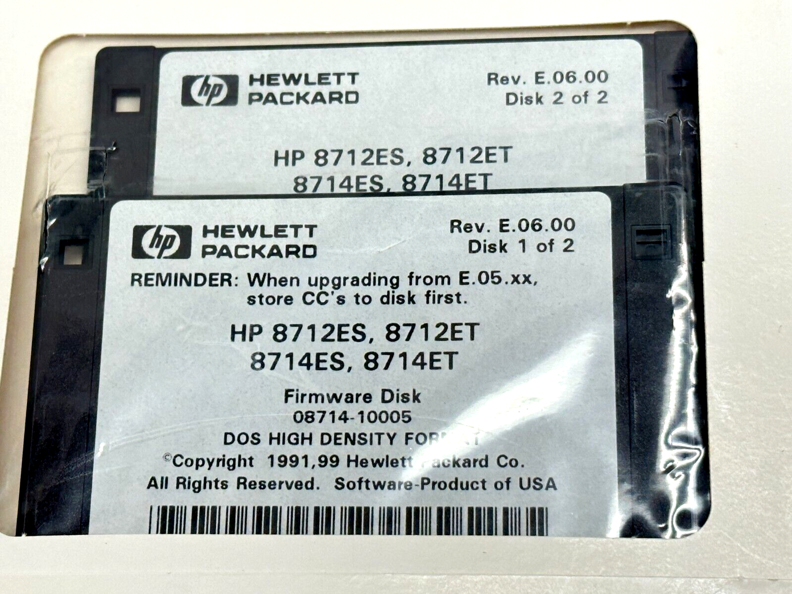 Agilent 08714-60042 Firmware Upgrade Kit Rev E.06.00 8712ES/ET 8714ES/ET - Maverick Industrial Sales