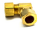 1/2" OD Compression Tube 90 Degree Elbow Brass - Maverick Industrial Sales