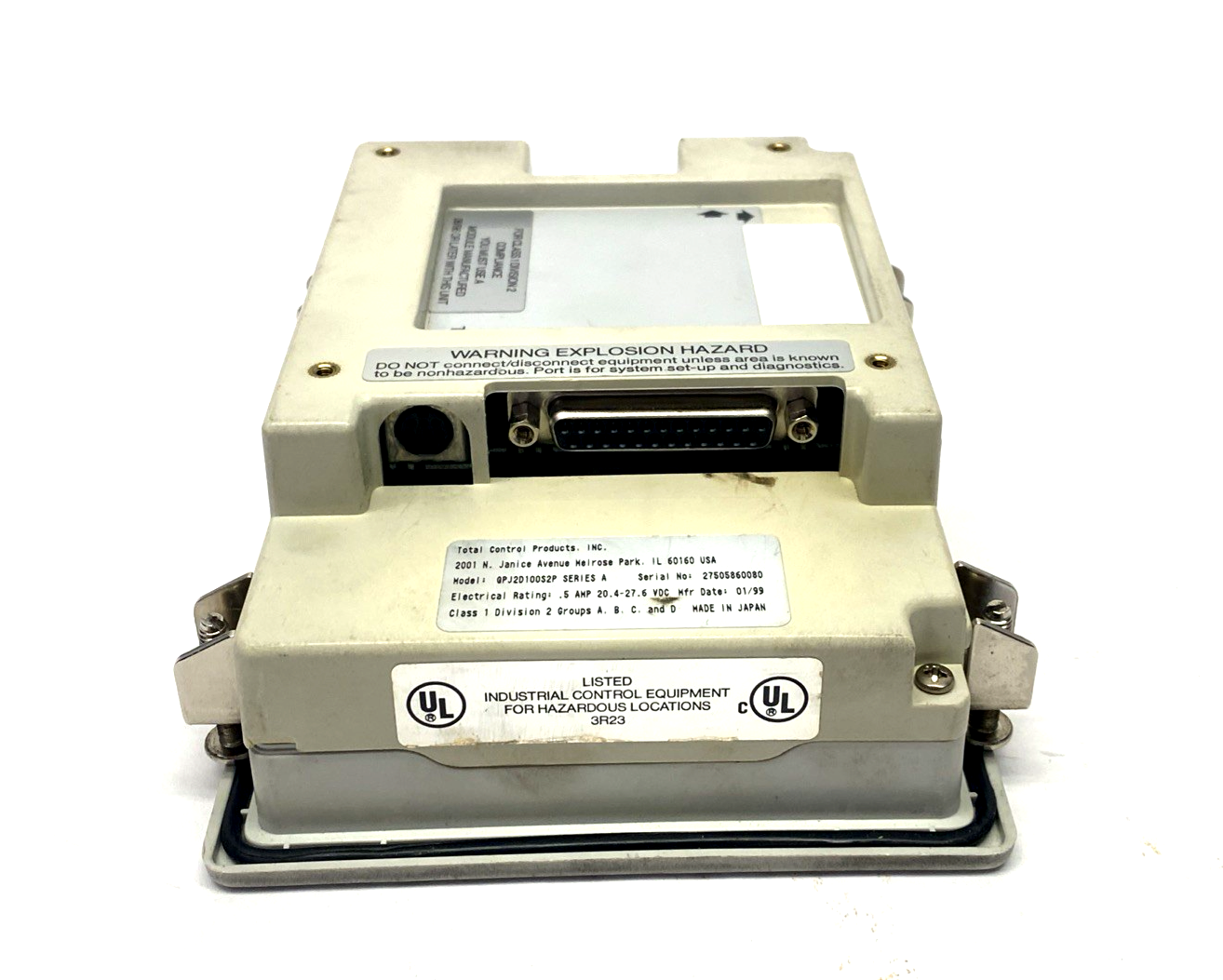 QPJ2D100S2P | Total Control Products Ser. A QUICKPANEL JR. 4.7" Operator Interface - Used - Maverick Industrial Sales