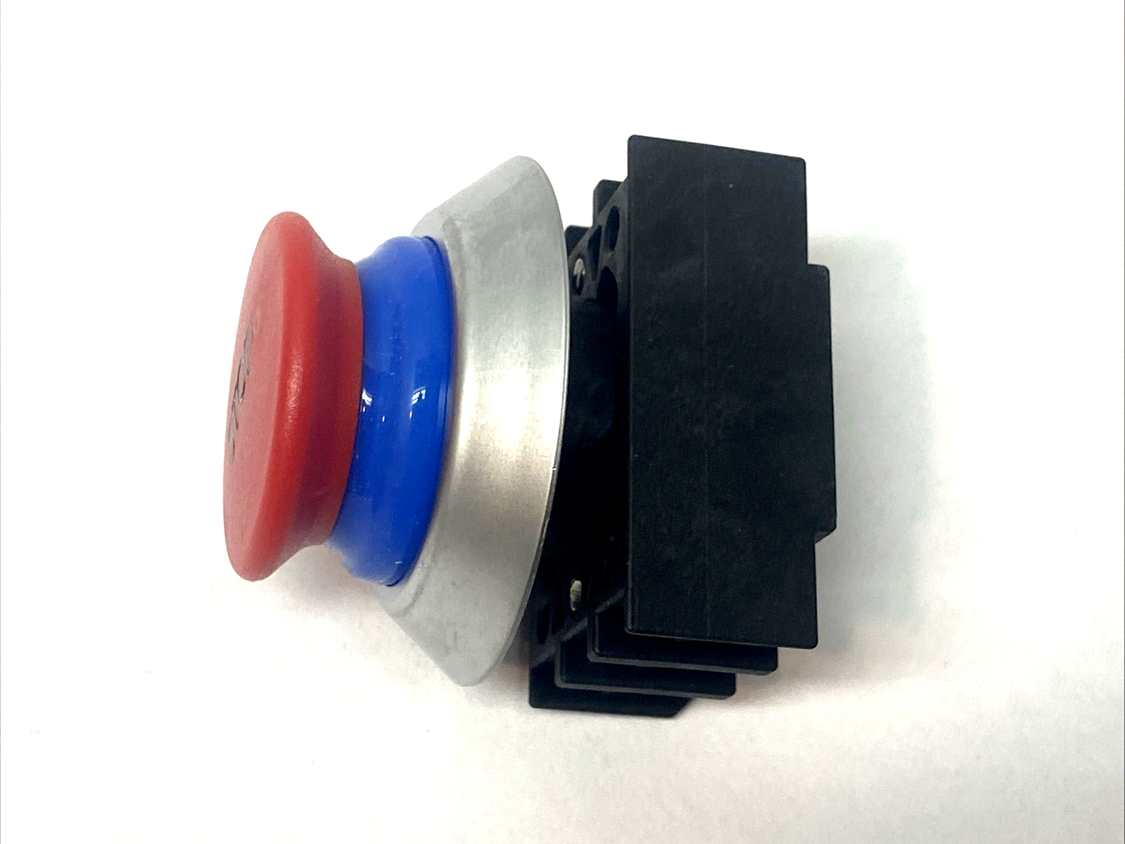 581156 | Frey Maschinenbau Lighted Push Button, RED, STOP Button M2F - New – Open box - Maverick Industrial Sales