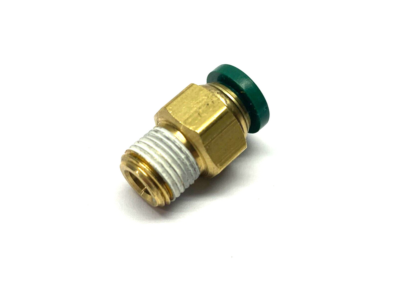 51025K177 Brass Push-to-Connect Fitting Straight 1/8" NPT 1/4" OD Tube LOT OF 10 - Maverick Industrial Sales