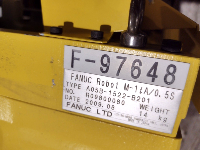 Fanuc M-1iA/0.5S A05B-1522-B201 Robot with R-30iA Mate A05B-2553-B360 Controller - Maverick Industrial Sales