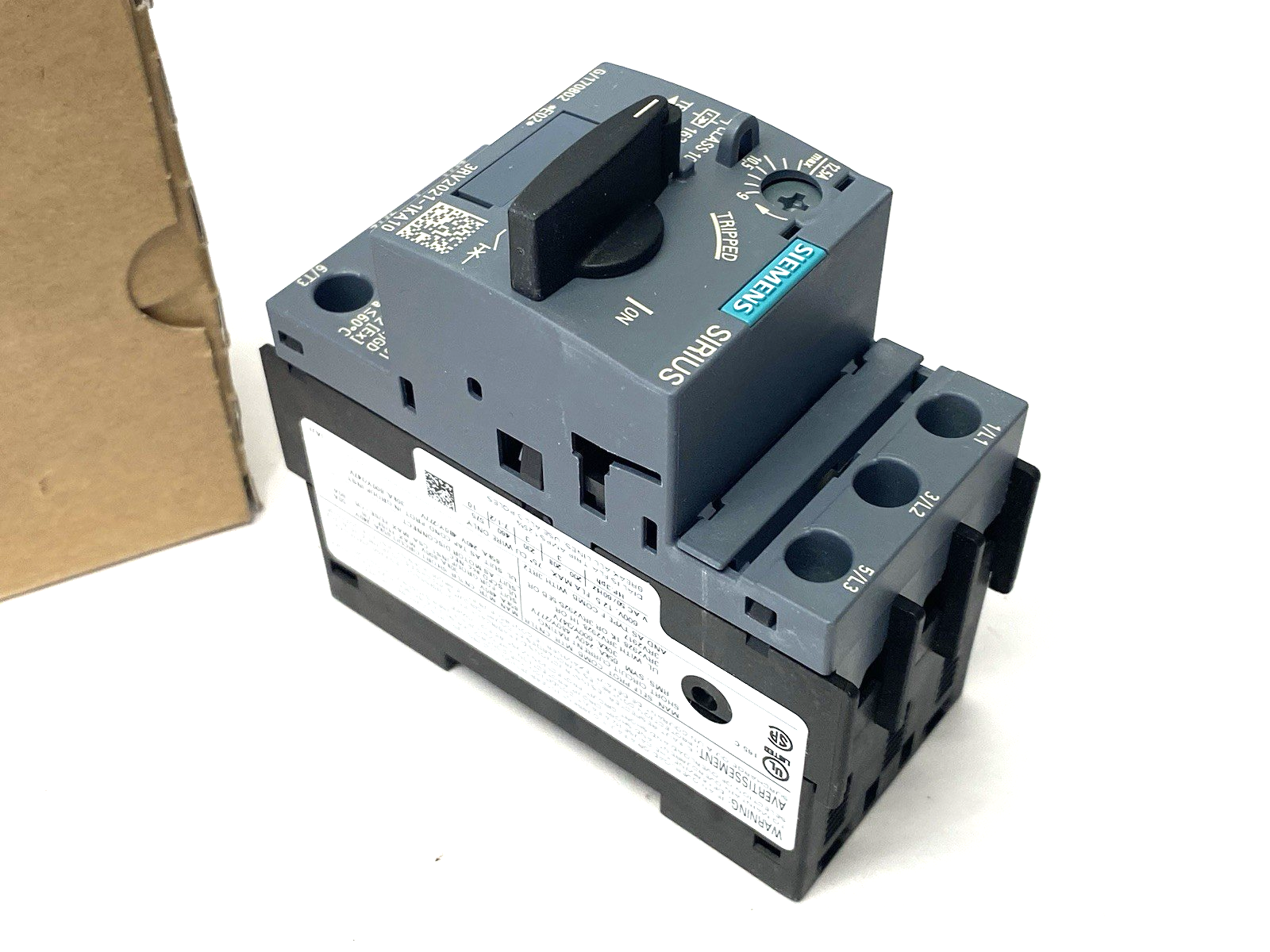 Siemens 3RV2021-1KA10 Circuit breaker Size S0 for Motor Protection 12.5A - Maverick Industrial Sales