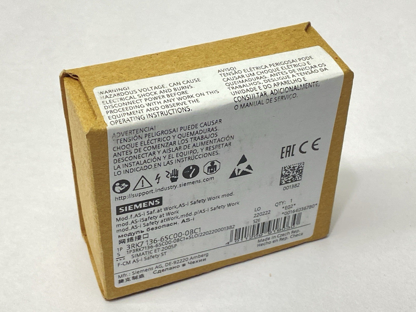 3RK7136-6SC00-0BC1 | Siemens SIMATIC ET 200SP Safety Communication Module - New - Maverick Industrial Sales