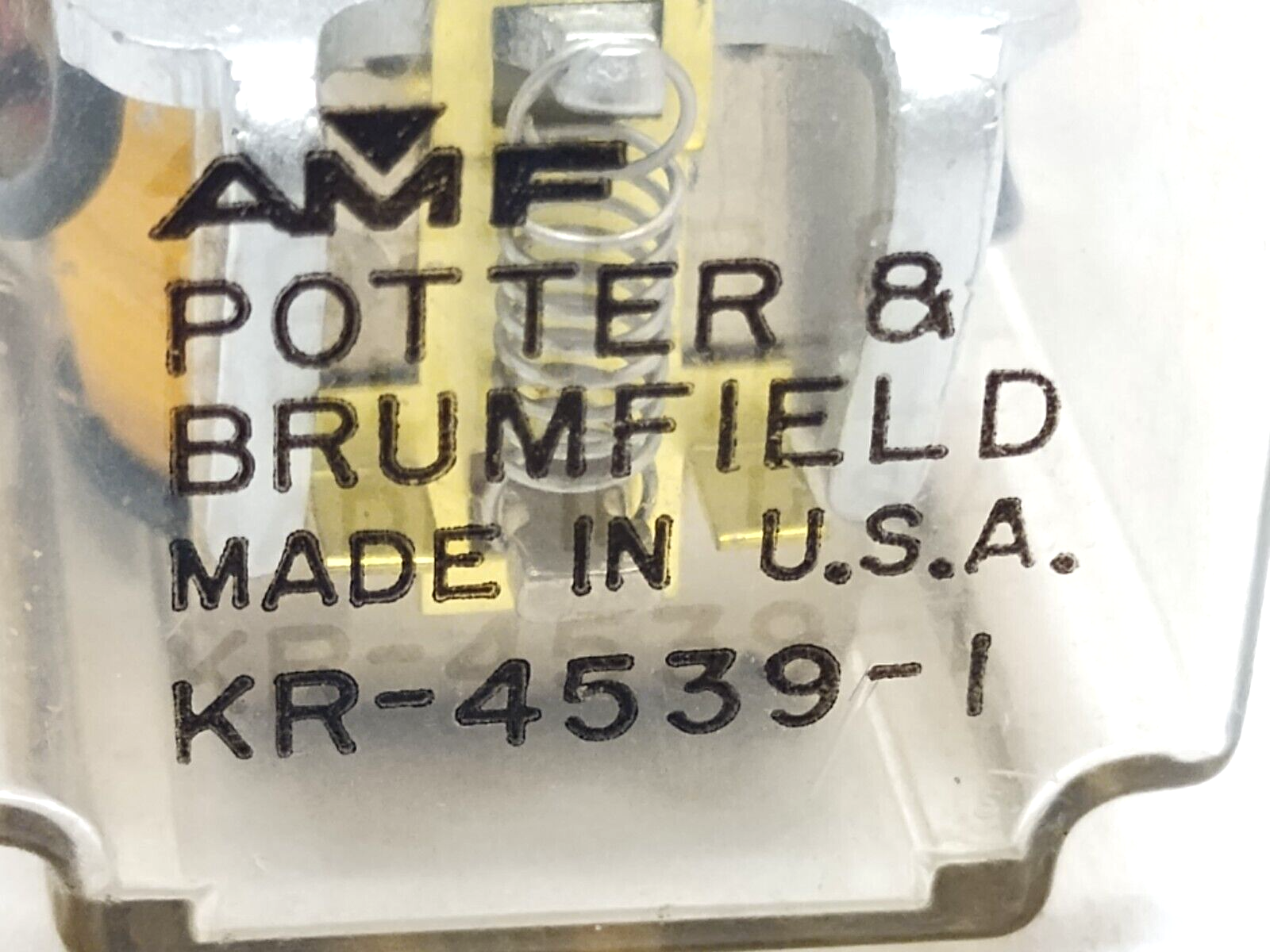 Potter & Brumfield KR-4539-1 Plug-In 8-Pin Relay DPDT 10A 48V - Maverick Industrial Sales