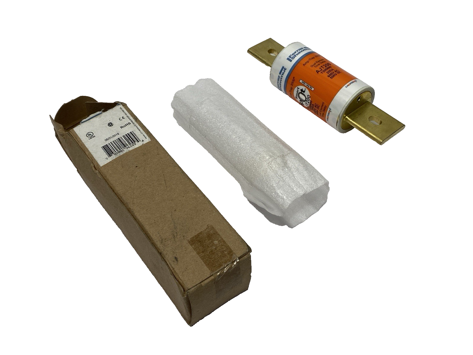 Mersen AJT200 Amp-Trap Time-Delay Fuse Class J 600VAC 200A - Maverick Industrial Sales