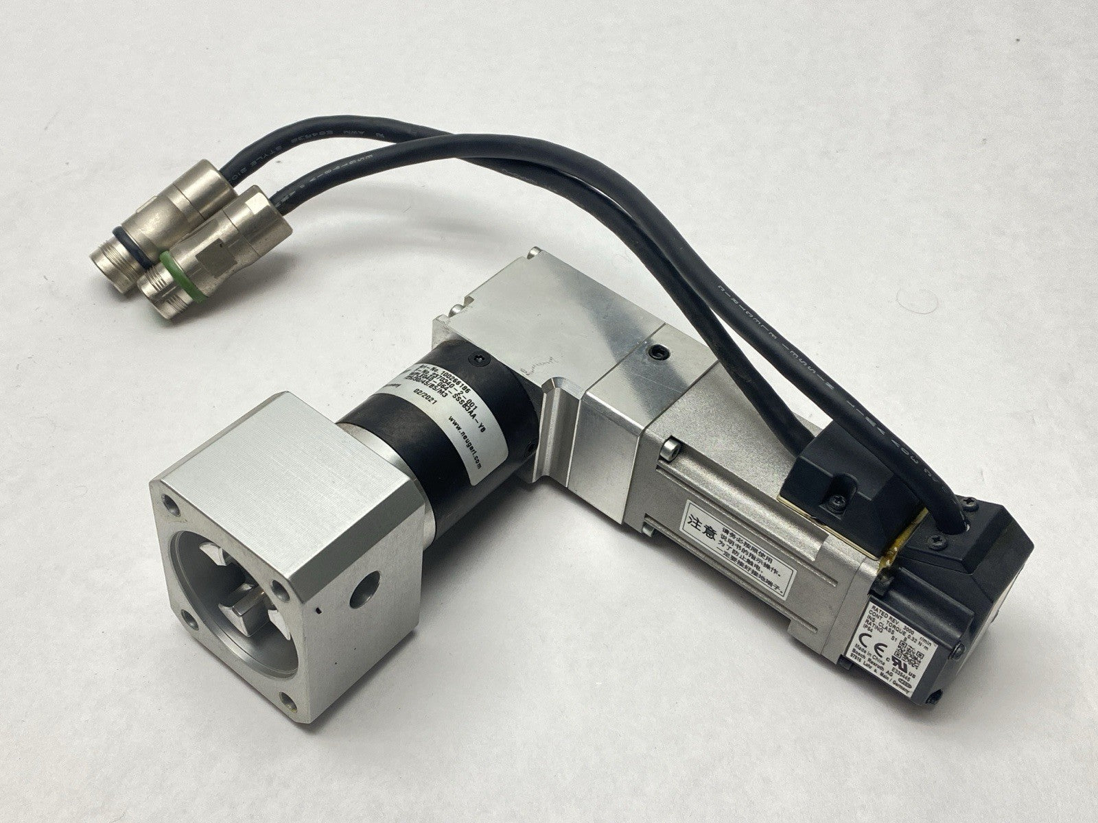 Rexroth MSM019B-0300-NN-M5-MH0 Servo Motor R911344211 w/ Neugart 100266186 Gear - Maverick Industrial Sales