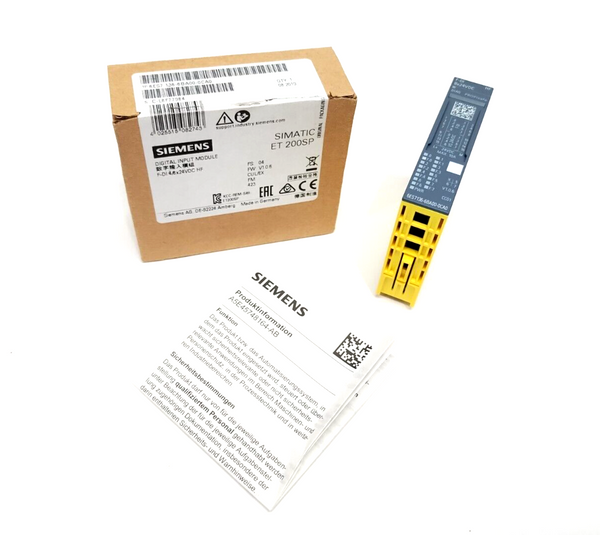 Siemens 6ES7136-6BA00-0CA0 Electronics Module For ET 200SP 24VDC, Digital Input - Maverick Industrial Sales