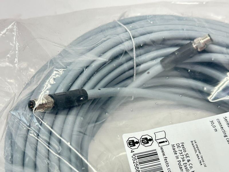 Festo NEBC-D8G4-ES-30-N-S-D8G4-ET Connecting Cable Male M8 4-Pin 30m 8146033 - Maverick Industrial Sales